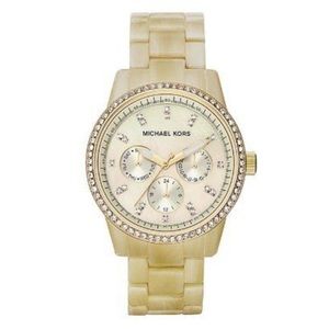 Michael Kors Gold Women's Tone Glitz Watch